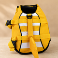 Yellow Shark Fin Dog Life Jacket