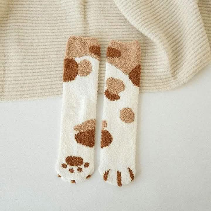 3-Pack: Autumn and Winter Cat Claws Socks