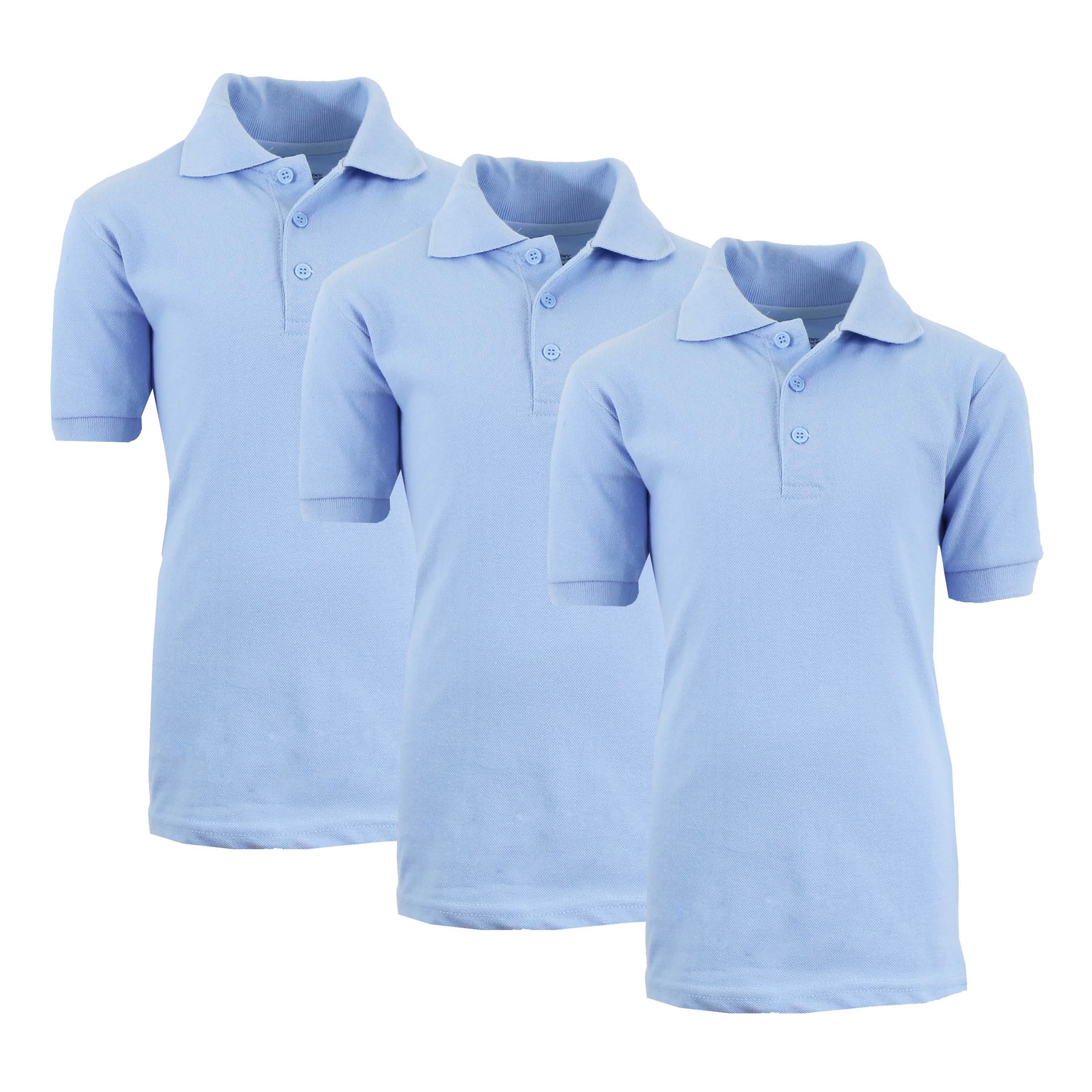 3-Pack: Boys School Uniform Polo