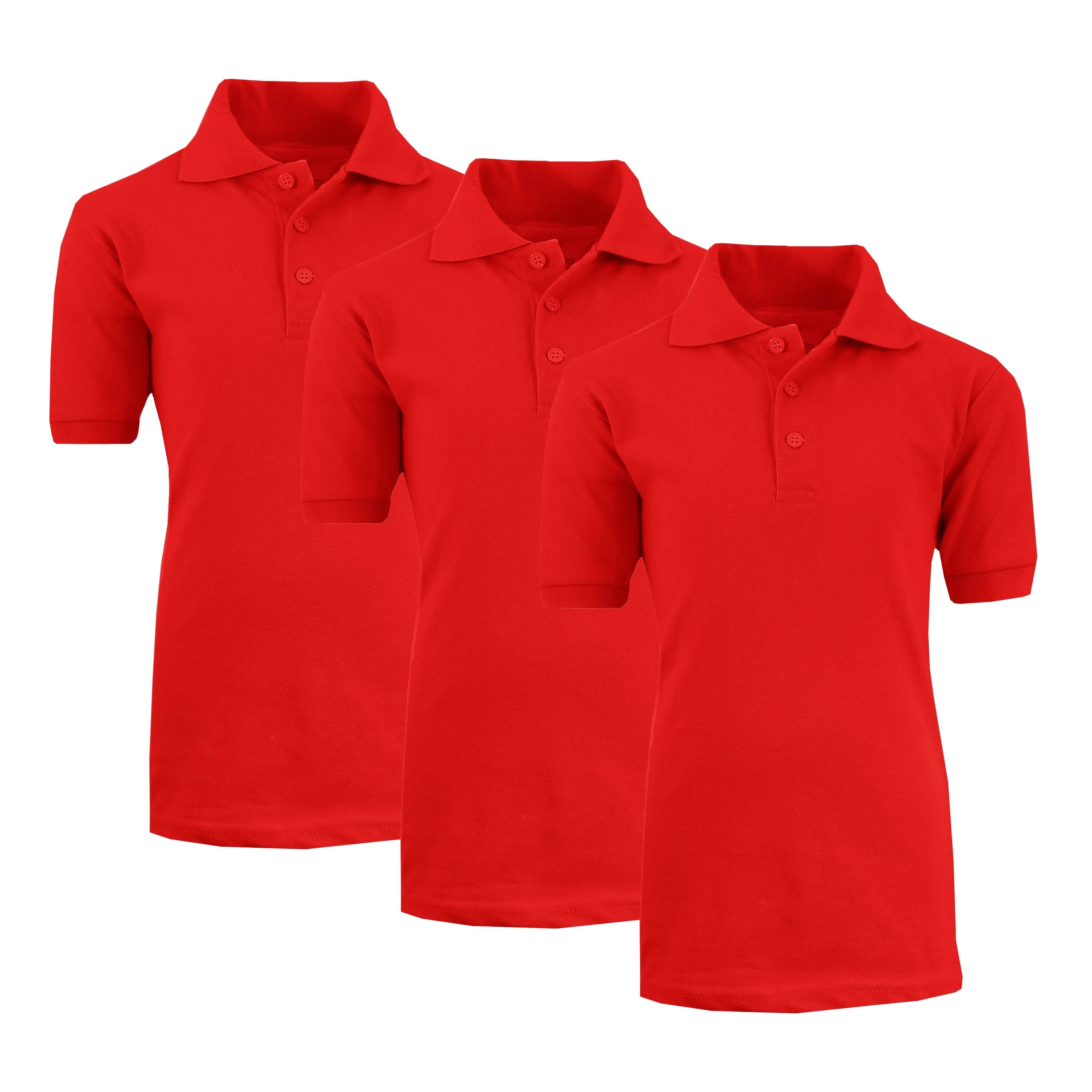 3-Pack: Boys School Uniform Polo
