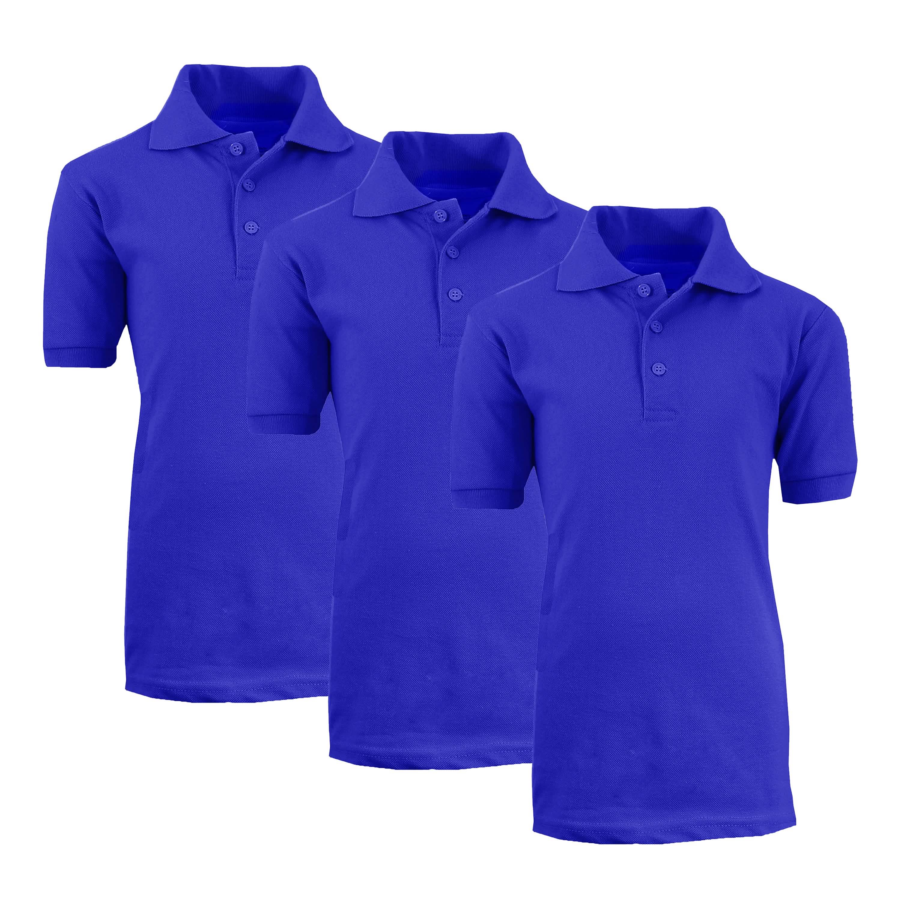 3-Pack: Boys School Uniform Polo