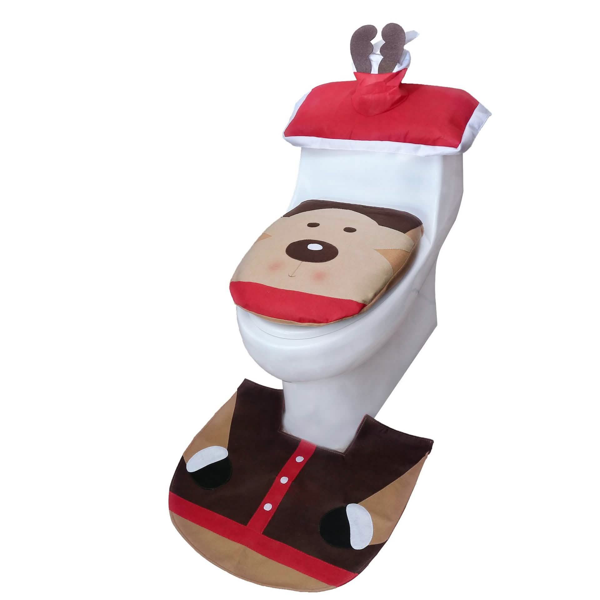 3-Pack: Christmas Fancy Christmas Home Bathroom Decor Set