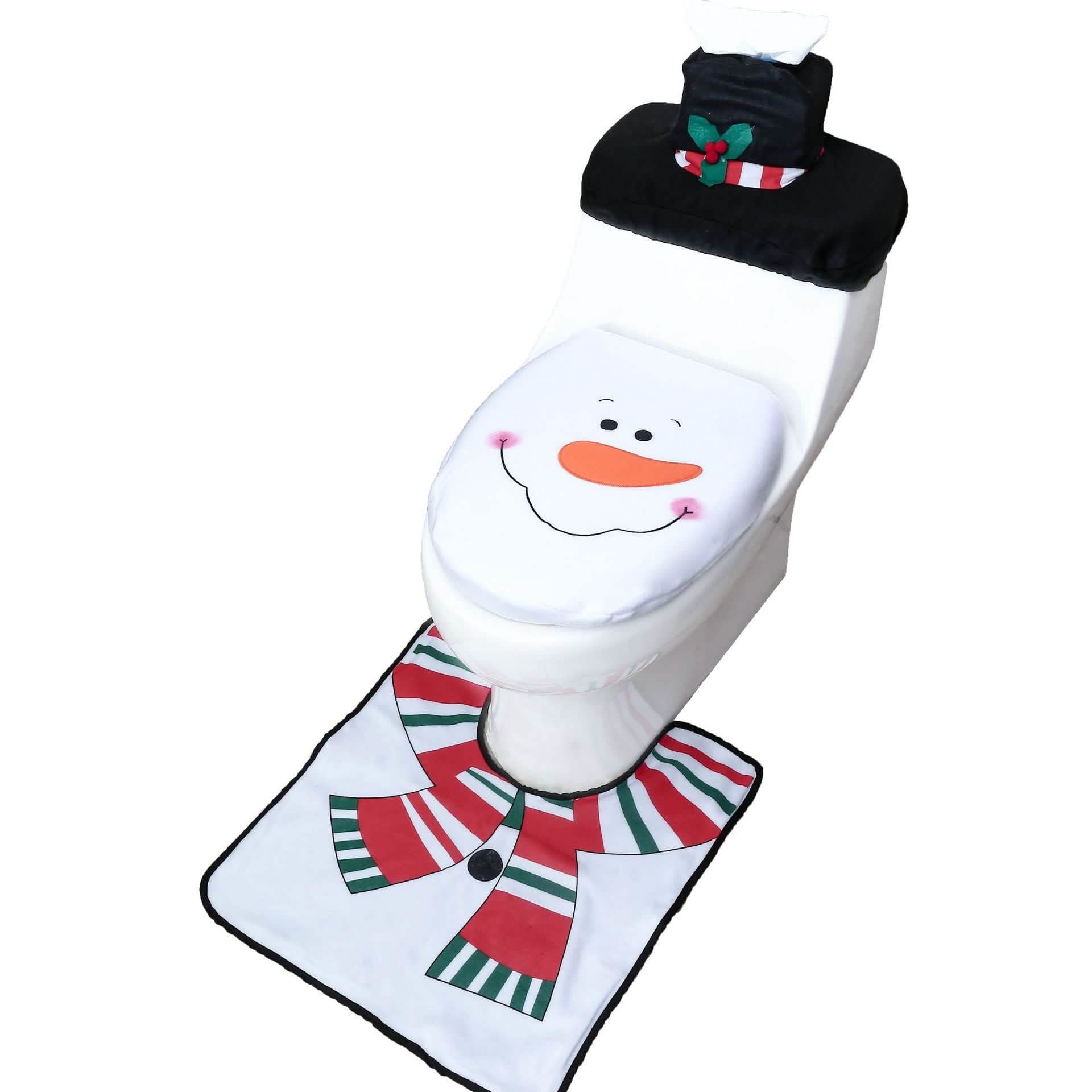 3-Pack: Christmas Fancy Christmas Home Bathroom Decor Set