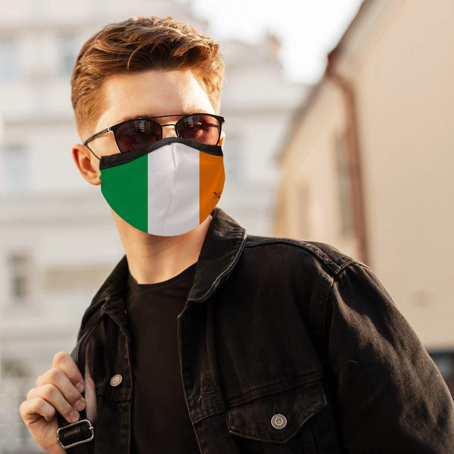 3-Pack: Double Layer Washable and Reusable Flag Masks With Adjustable Loop
