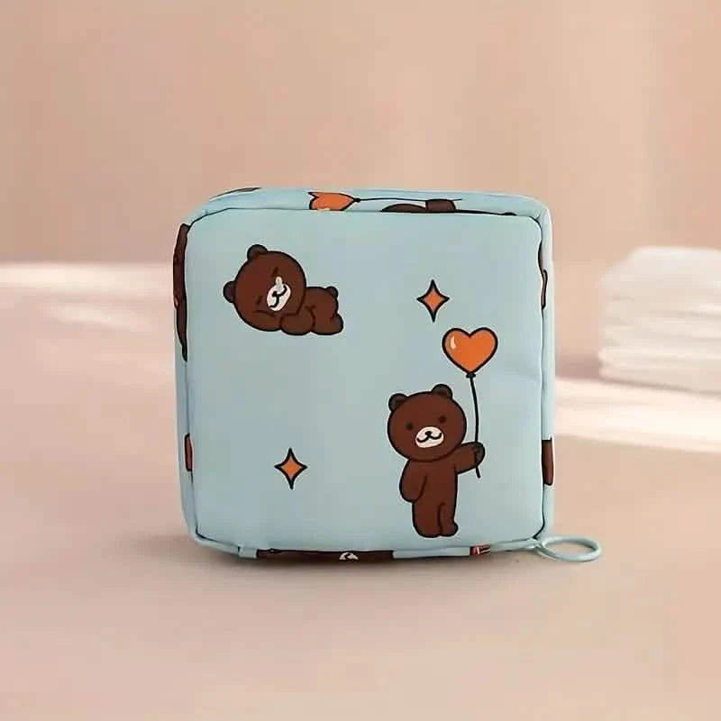 3-Pack: Large Capacity Sanitary Napkin Storage Bag