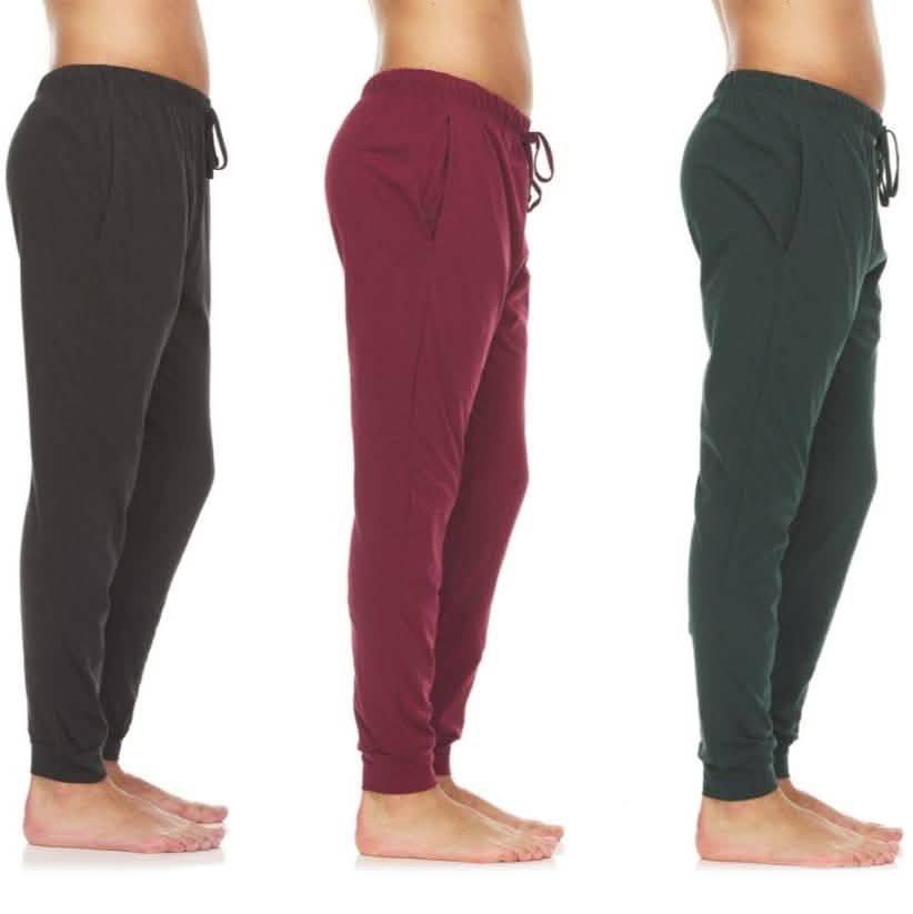 3-Pack: Men's Cotton Lounge Jogger Pants