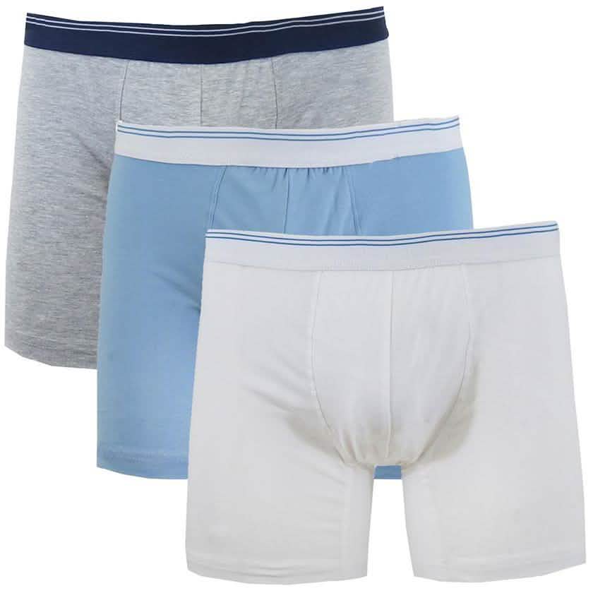3-Pack: Men's Cotton Stretch Boxer Briefs