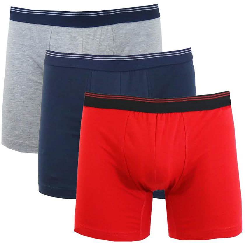3-Pack: Men's Cotton Stretch Boxer Briefs