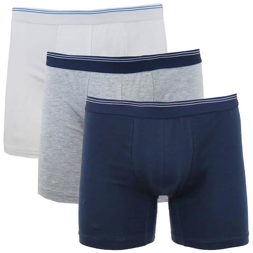 3-Pack: Men's Cotton Stretch Boxer Briefs