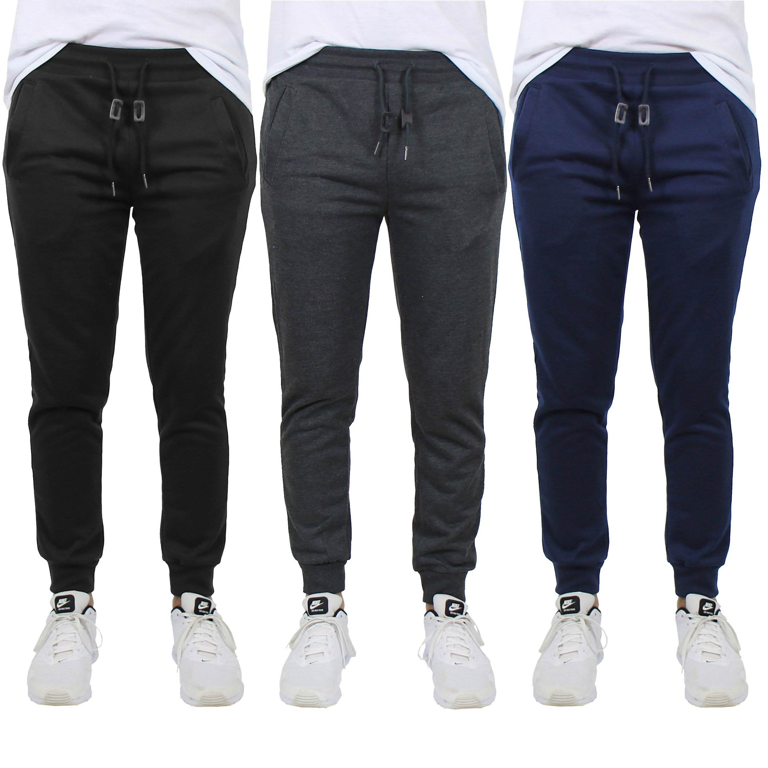 3-Pack: Men's French Terry Slim-Fit Jogger