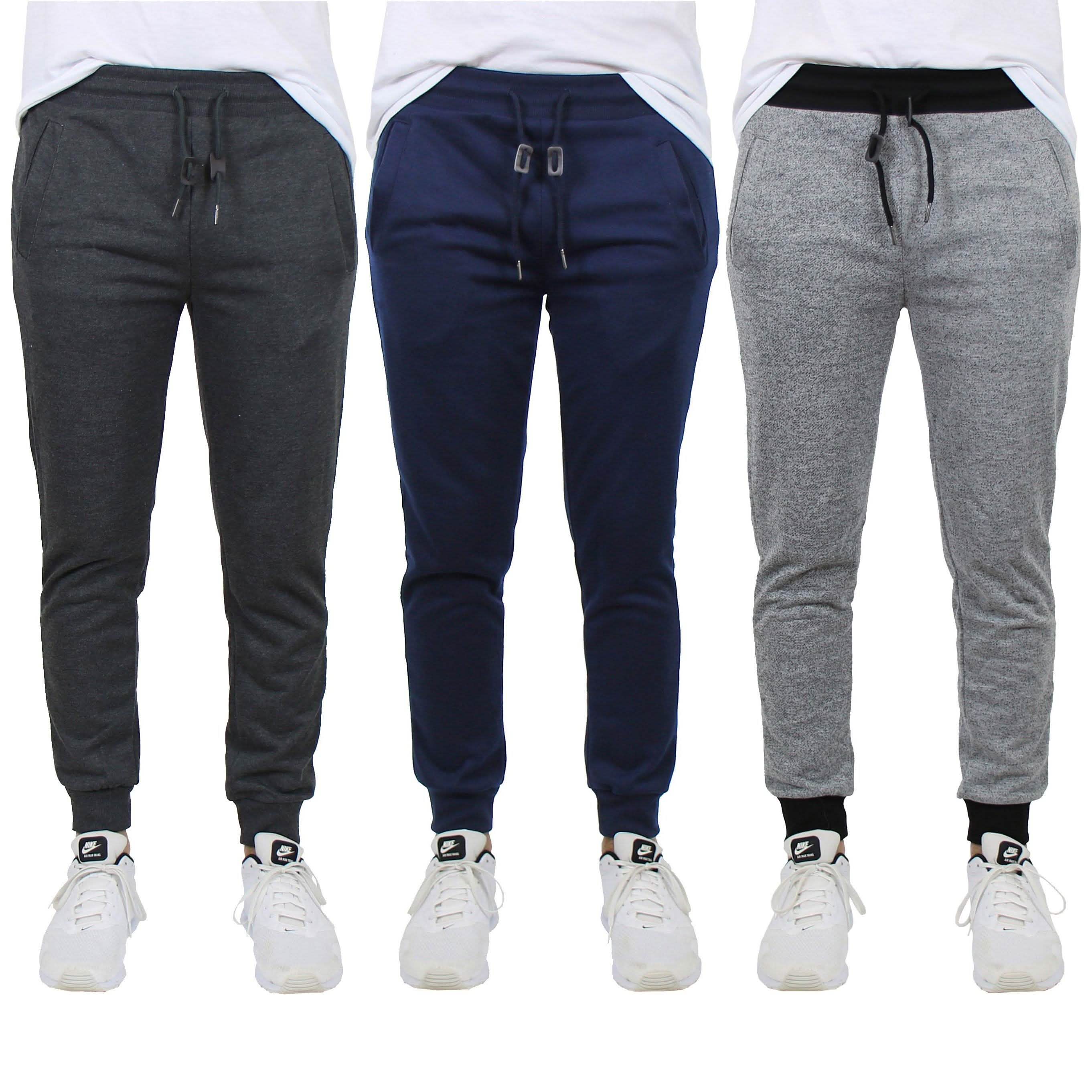 3-Pack: Men's French Terry Slim-Fit Jogger