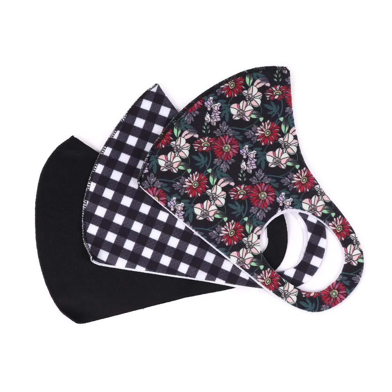3-Pack: Washable Masks
