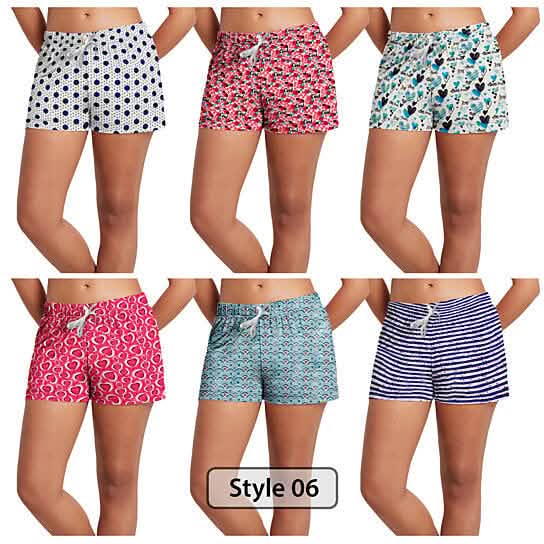 3-Pack: Women's Comfy Lounge Bottom Pajama Shorts with Drawstring