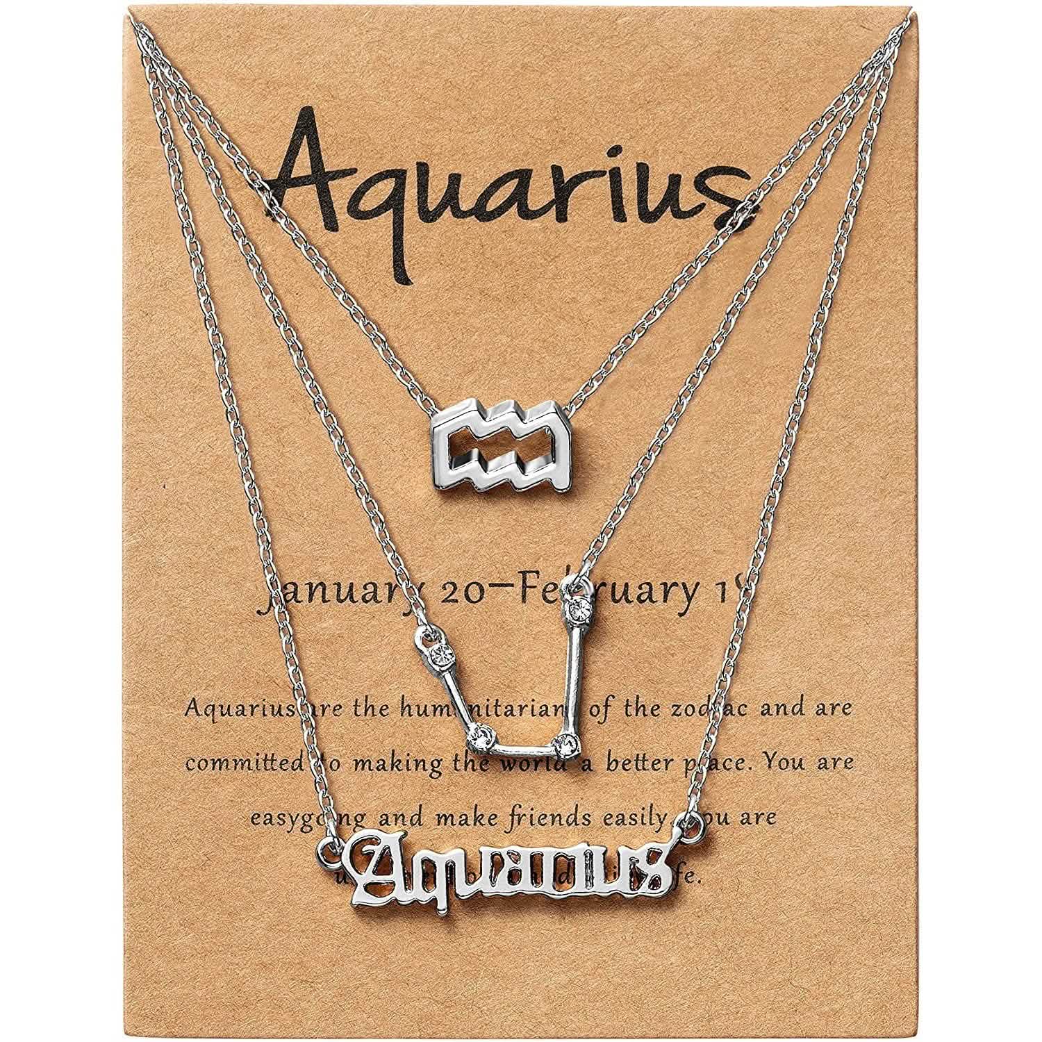 3-Piece: Constellation Zodiac Layer Necklaces