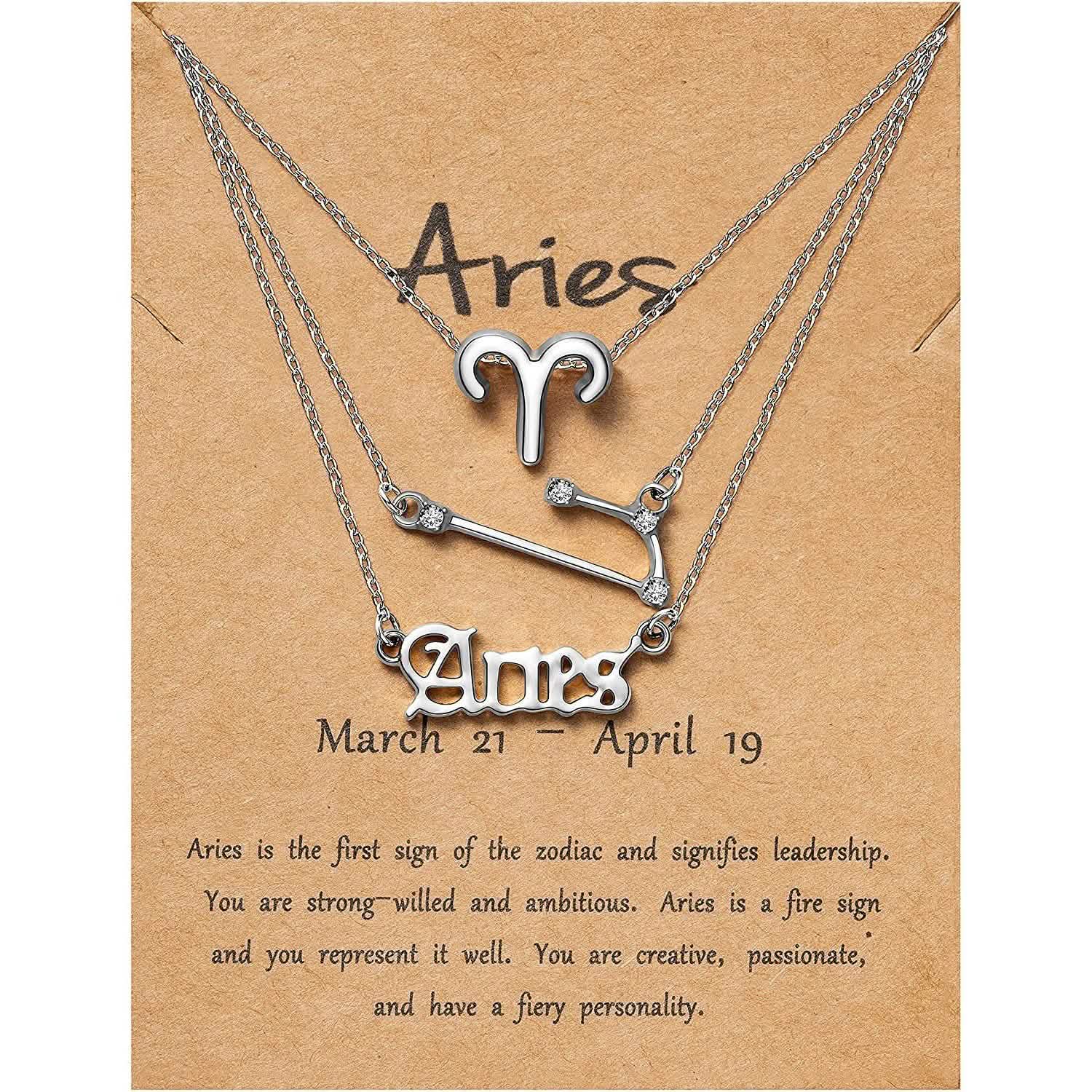 3-Piece: Constellation Zodiac Layer Necklaces