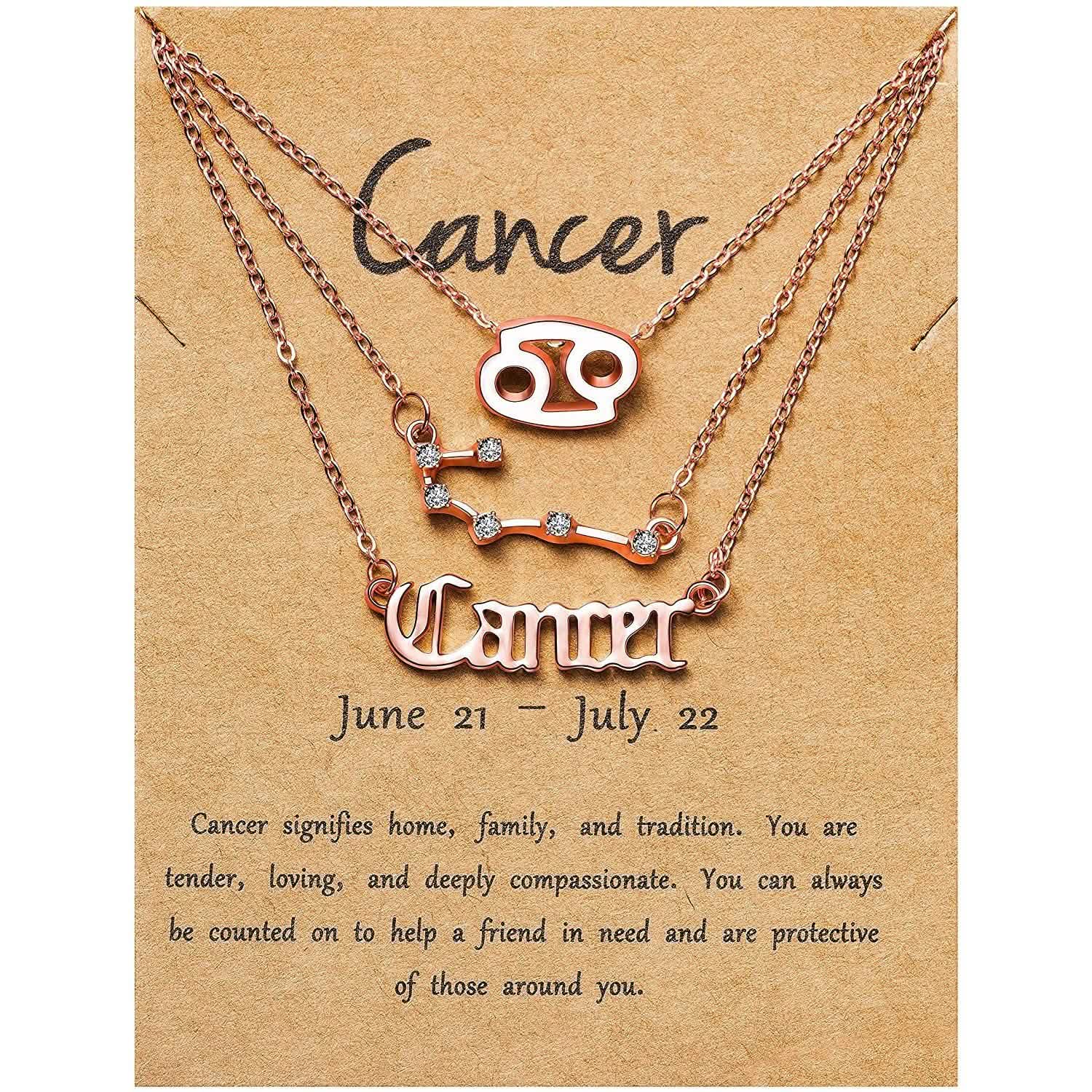 3-Piece: Constellation Zodiac Layer Necklaces
