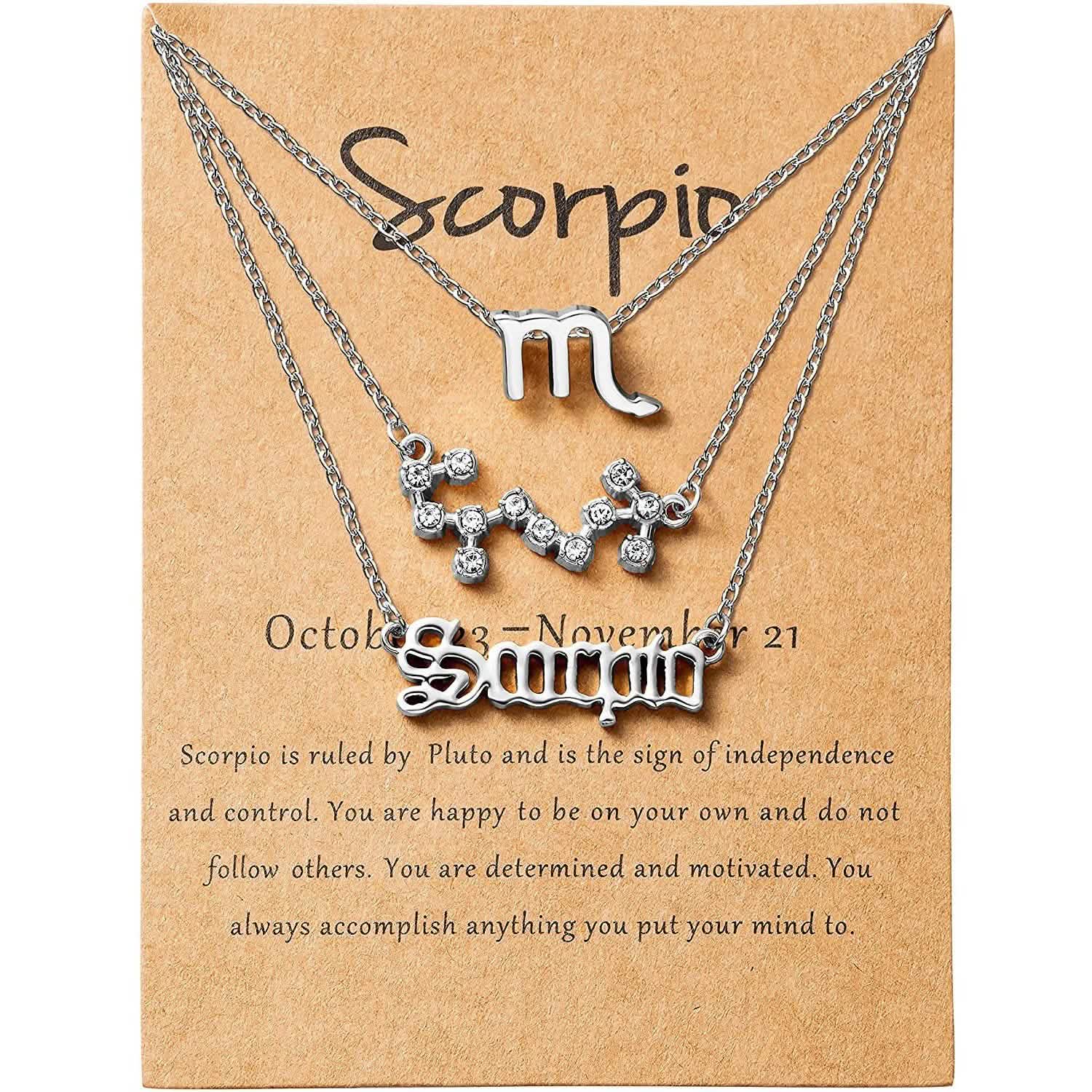 3-Piece: Constellation Zodiac Layer Necklaces