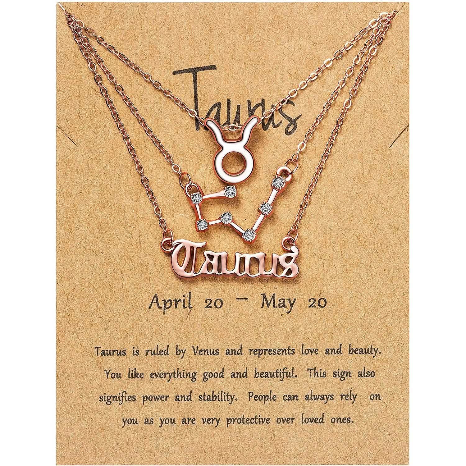 3-Piece: Constellation Zodiac Layer Necklaces