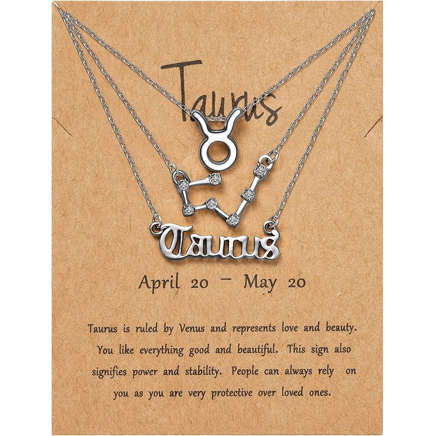 3-Piece: Constellation Zodiac Layer Necklaces