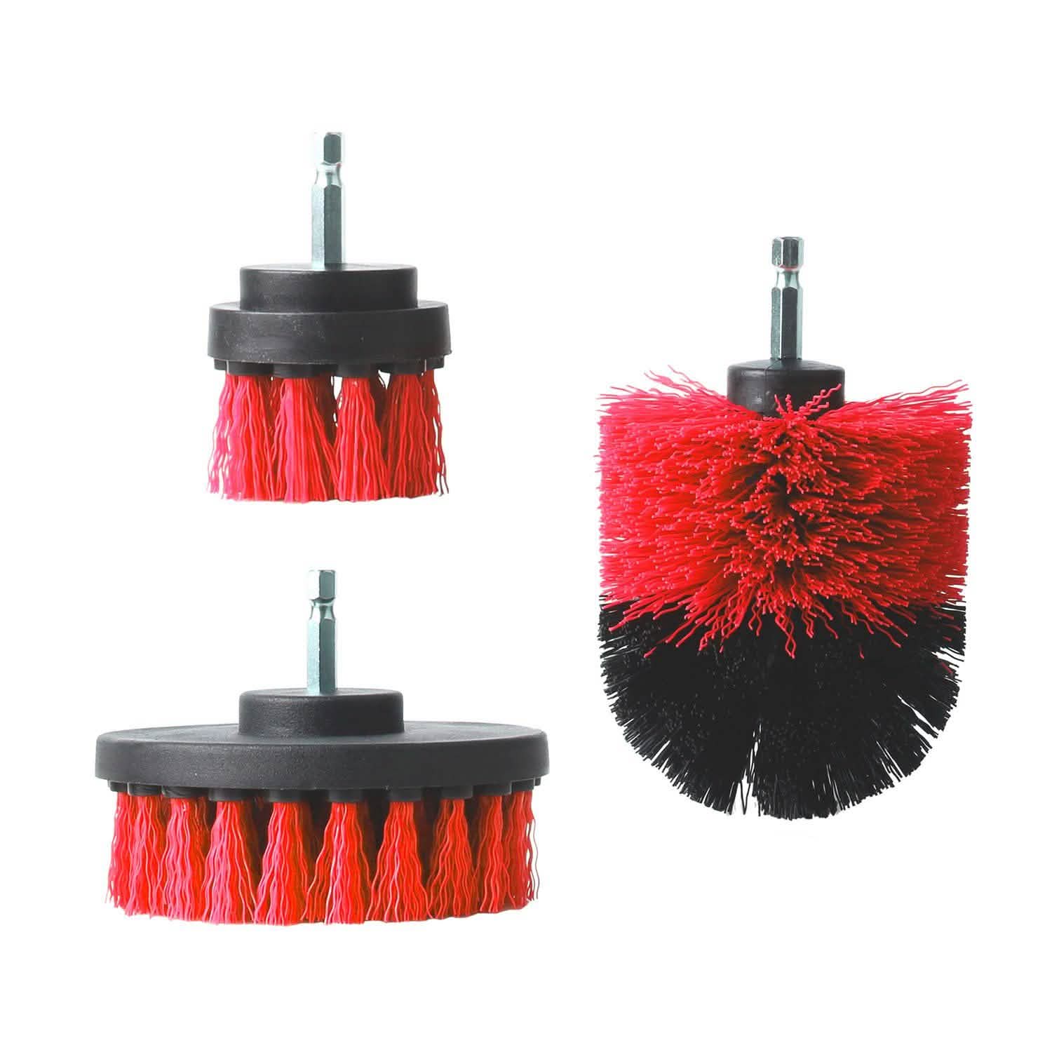 3-Piece Set: Drill Brush Power Scrubber