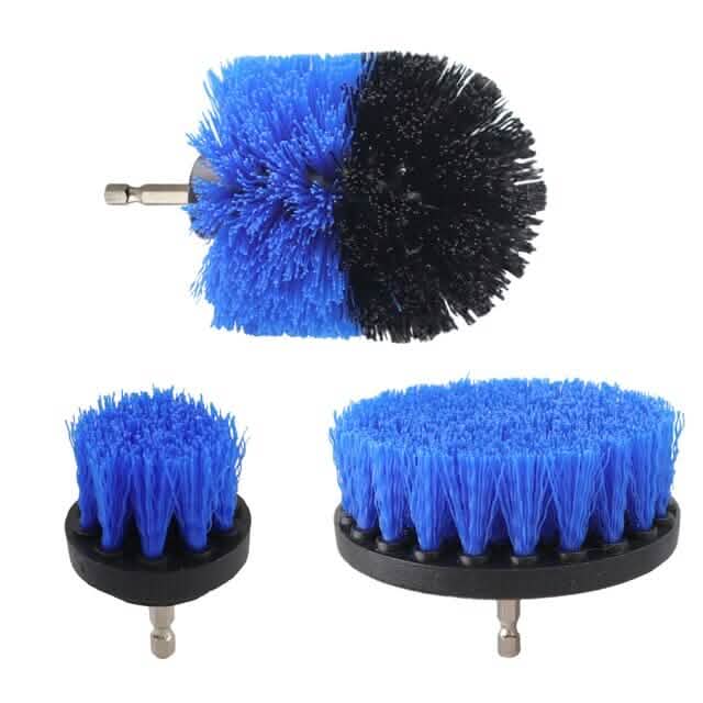 3-Piece Set: Power Scrubber Wash Cleaning Brushes Tool Kit