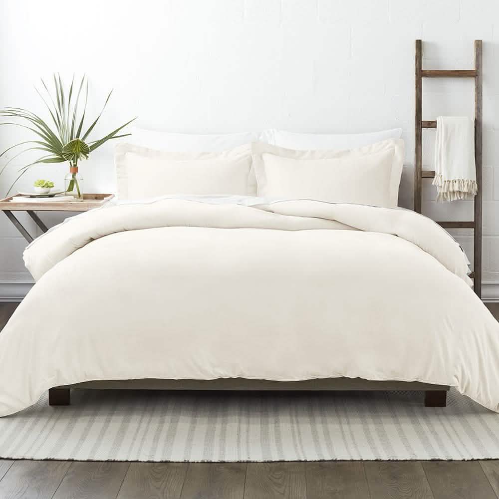 3-Piece: Solid Duvet Cover Set