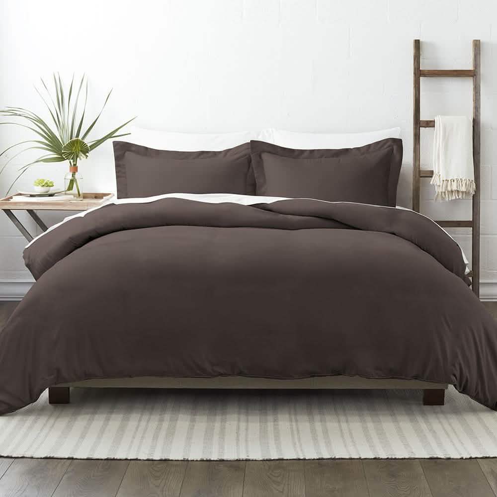 3-Piece: Solid Duvet Cover Set