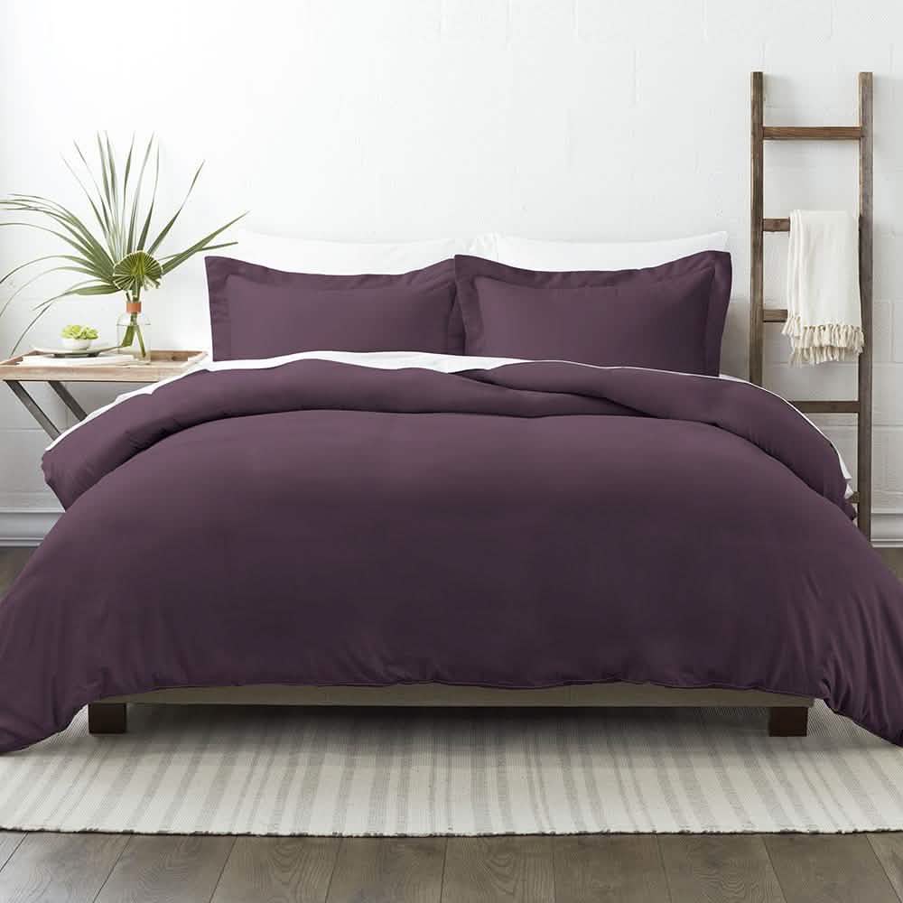 3-Piece: Solid Duvet Cover Set