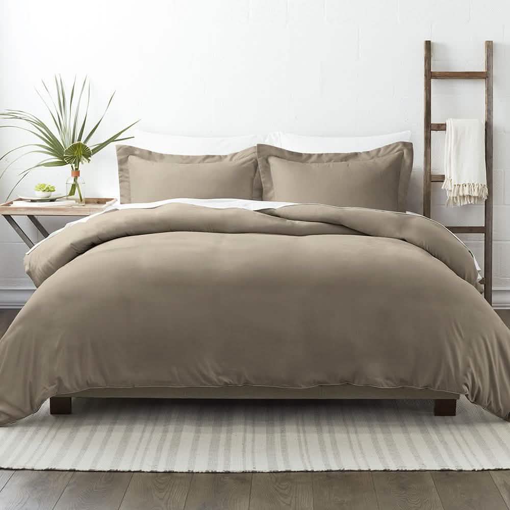 3-Piece: Solid Duvet Cover Set