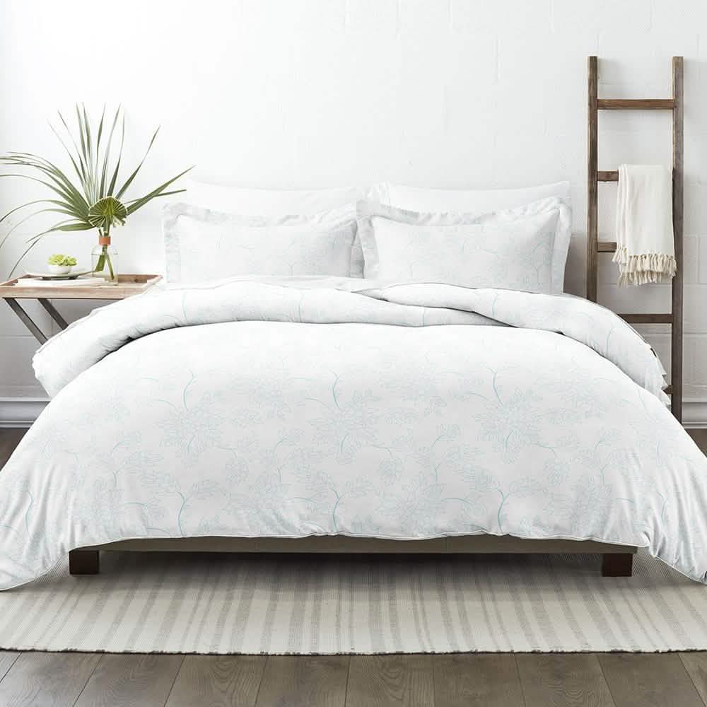3-Piece: Vines Patterned Duvet Cover Set