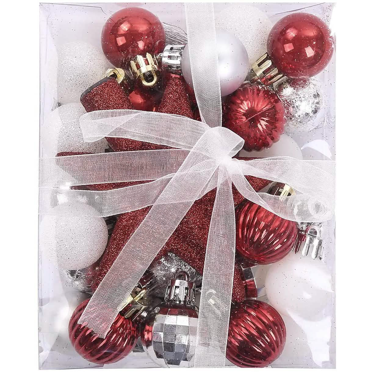 30-Piece: Christmas Balls Ornaments for Xmas Tree