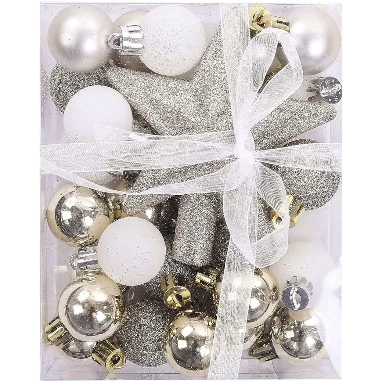 30-Piece: Christmas Balls Ornaments for Xmas Tree