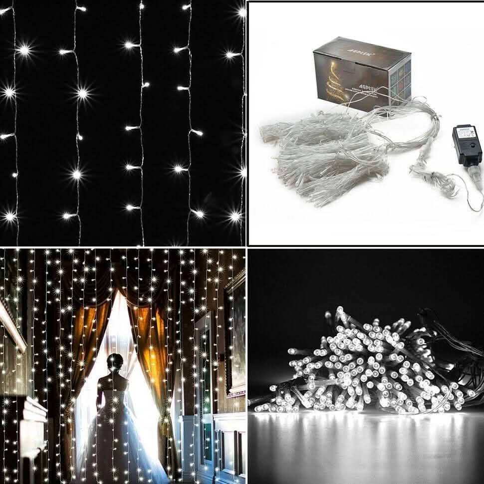 300 LED 3M Waterproof Starry Fairy String Lights with Wall Plug-in Controller