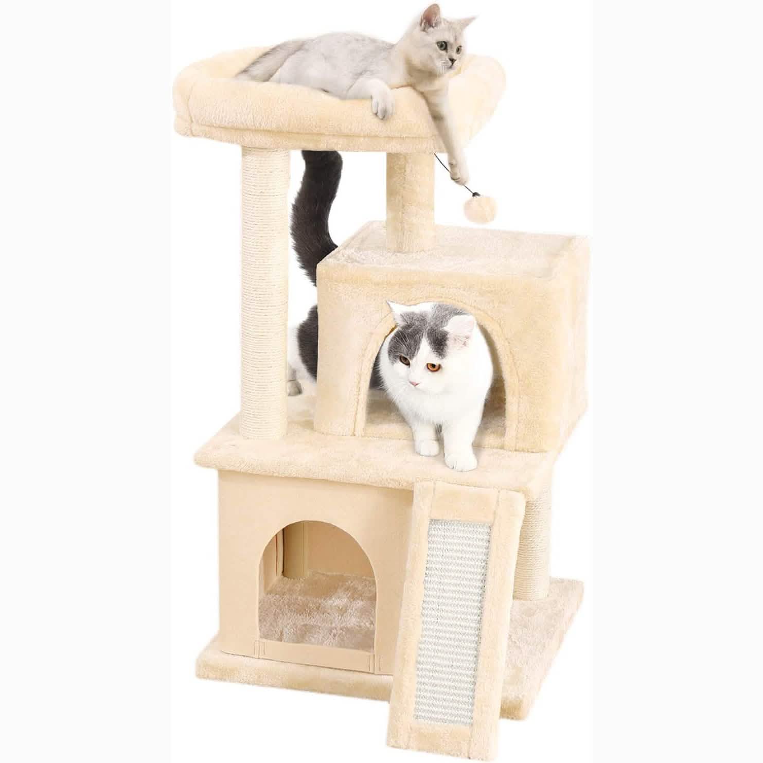 34" Cat Tree Deluxe Tower
