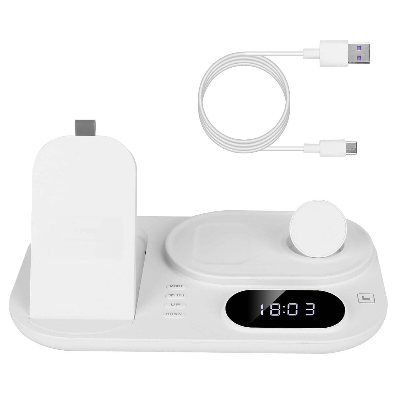 4-in-1 Foldable Wireless Charging Station Stand Dock