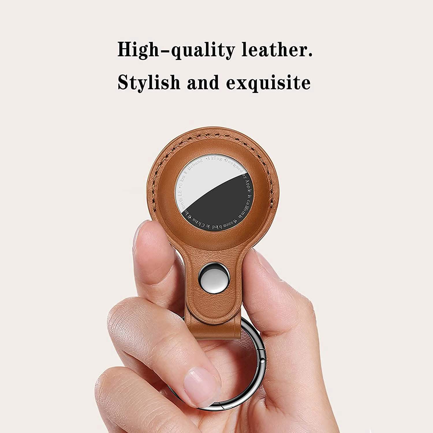 4-Pack: Eusty Air Tag Keychain for Apple Airtags Holder