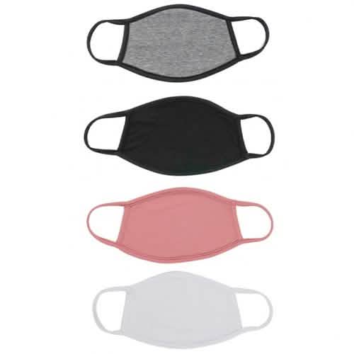 4-Pack: Fabric Non-Medical Face Masks