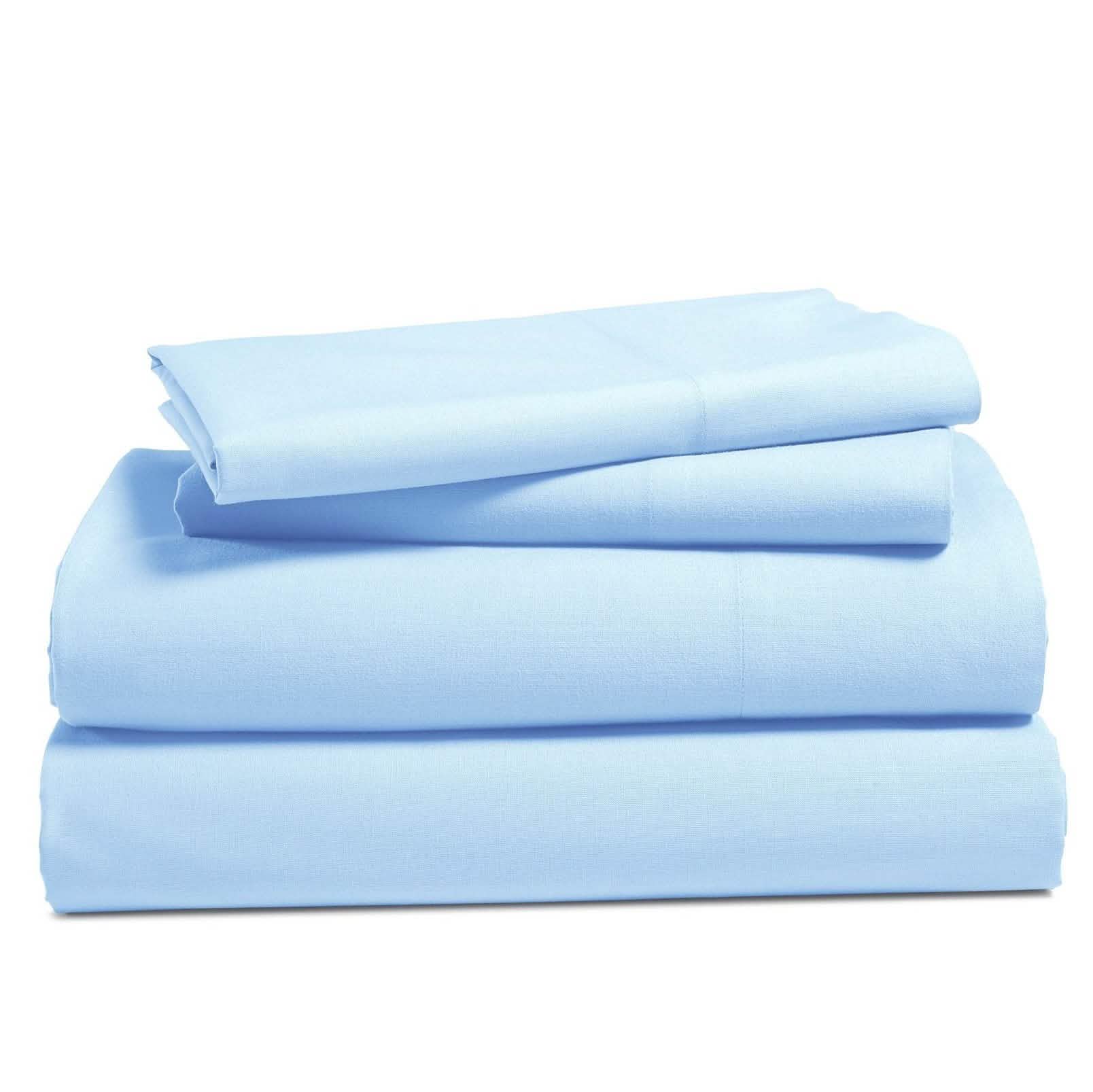 4-Piece Set: 100% Cotton Super Soft Solid Sheet