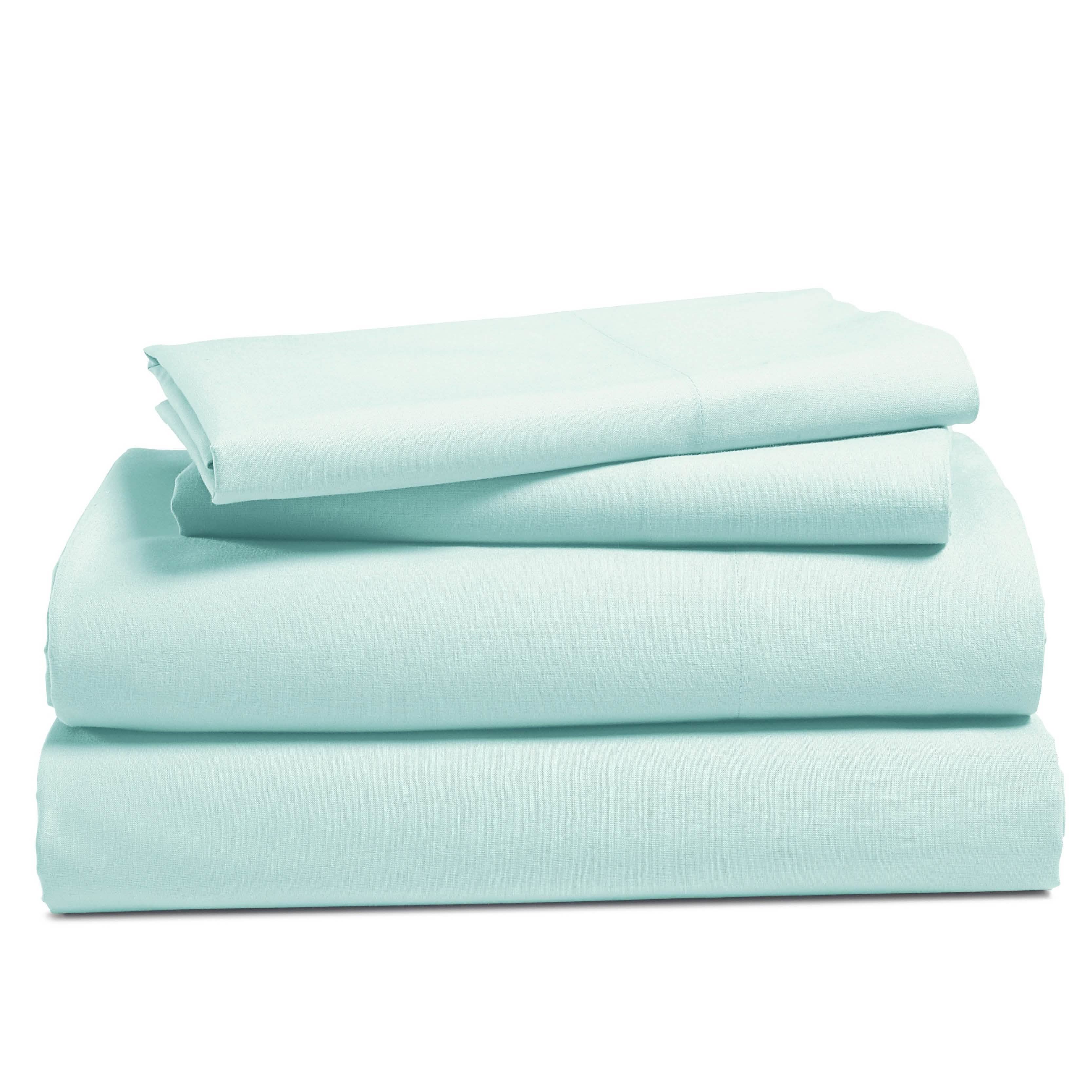4-Piece Set: 100% Cotton Super Soft Solid Sheet