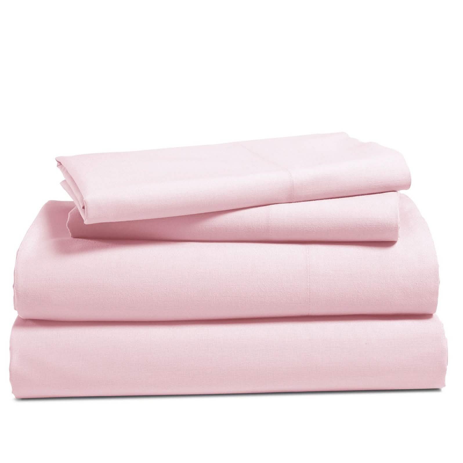 4-Piece Set: 100% Cotton Super Soft Solid Sheet