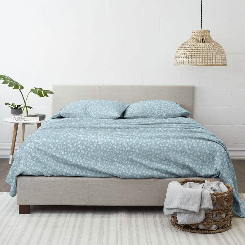 4-Piece: Wheatfield Patterned Sheet Set