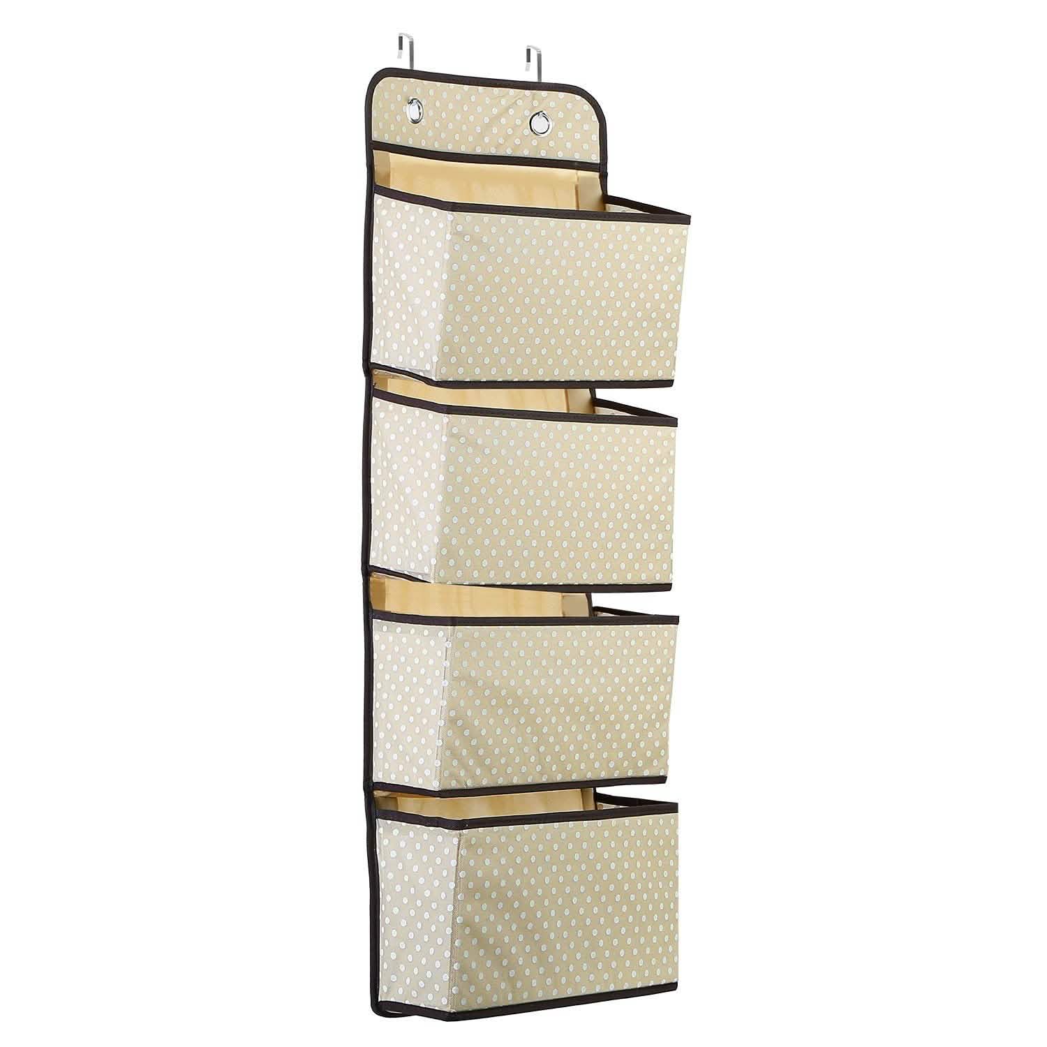 4-Pockets Wall Mount Closet Storage Organizer