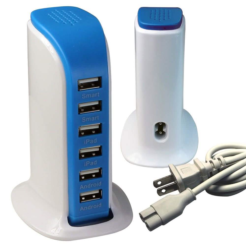 40 Watt 6-Port USB Power Charging Station