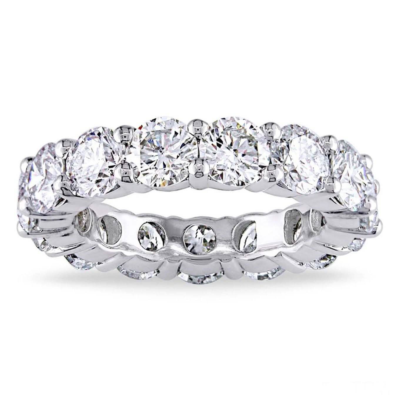4MM Round Luxury Eternity Band