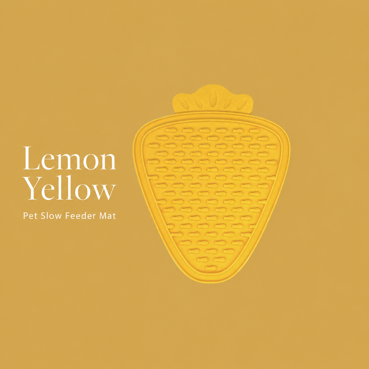 Strawberry Silicone Pet Slow Feeder Mat