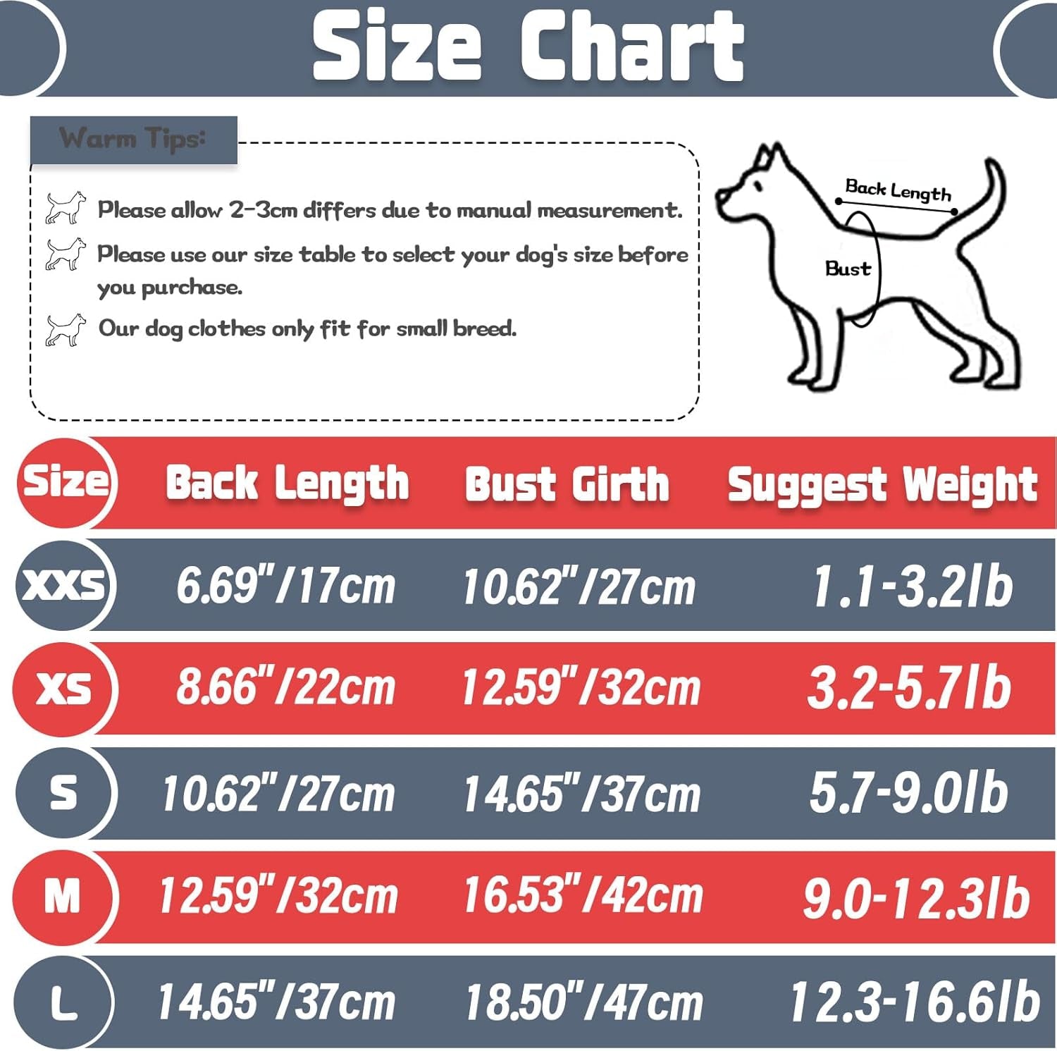 4 Pack Small Dog Shirts Cute Puppy Clothes for Chihuahua Yorkie