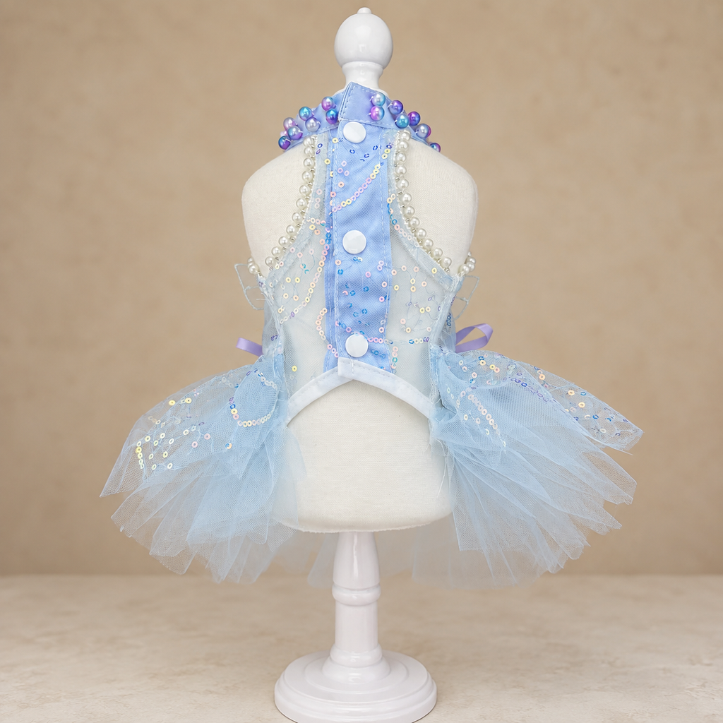 Butterfly Tulle Pet Dress for Dogs and Cats