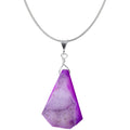 Cool Hues Sterling Silver & Druzy Necklace