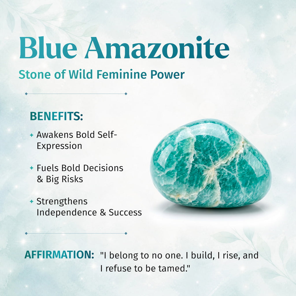 Empire of Her Own – Premium Blue Amazonite Bracelet