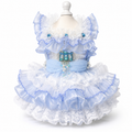 Handmade Cinderella Puppy Costume Dog Dress